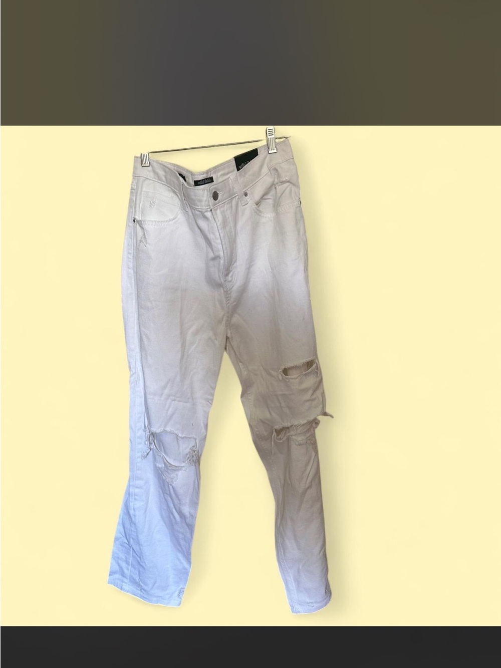 wild fable White Distressed High-Rise Jeans